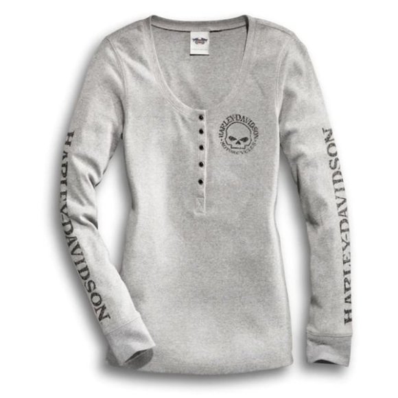 Harley-Davidson Tops - Harley Davidson - Long Sleeve Henley Shirt